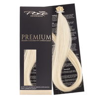 Poze Premium Keratin Extensions Pure Blonde 12A - 50cm