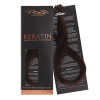 Poze Standard Keratin Extensions Dark Espresso Brown 2B - 40cm