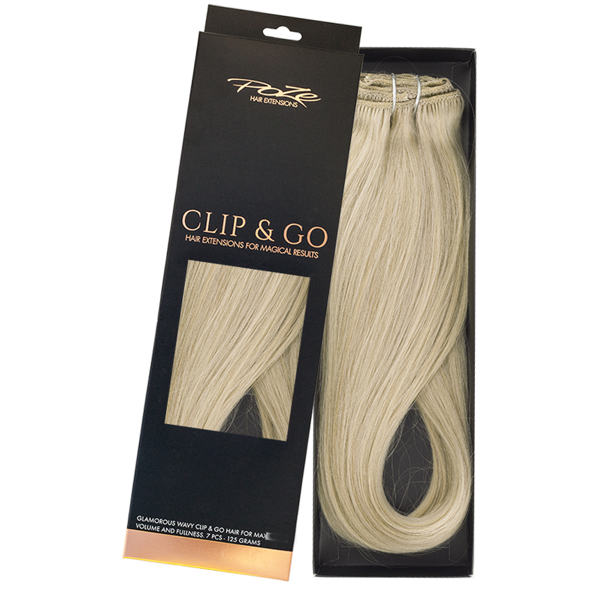 Poze Standard Clip & Go Hair Extensions - 125g Sensation Blonde 10NV/10V - 50cm