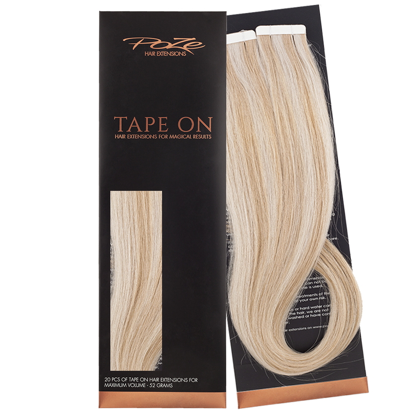 Poze Standard Tape On Extensions - 52g Dirty Blonde Mix 10B/12AS - 50cm