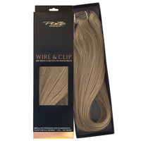 Poze Standard Wire & Clip Extensions - 130g Light Ash Brown 8A - 50cm