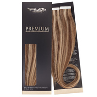 Poze Premium Seamless Tape On Extensions - 50g Sandy Brown Mix 7BN/10B - 60cm