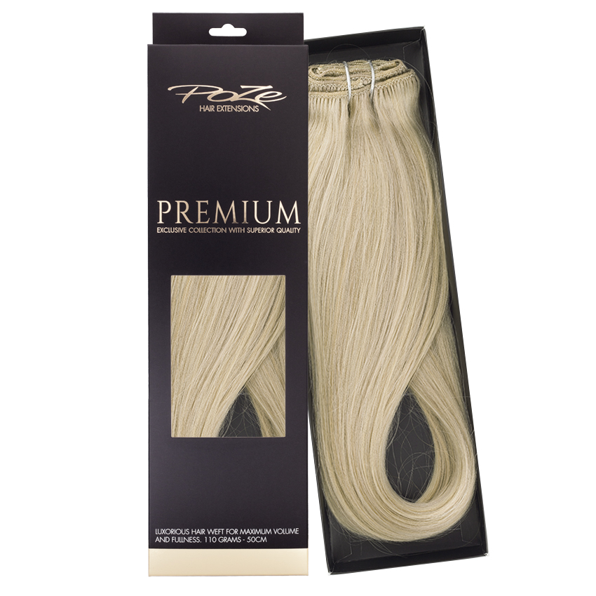 Poze Premium Hair Weft - 110g 10NV/10V Sensation Blonde - 40cm