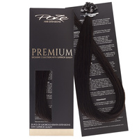 Poze Premium Keratin Extensions 1B Midnight Brown - 40cm