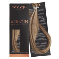 Poze Standard Keratin Extensions 10B/7BN Sandy Brown Mix - 40cm