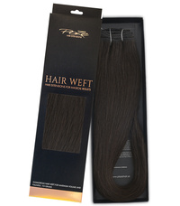 Poze Standard Hairweft - 110g Midnight Brown 1B - 50cm