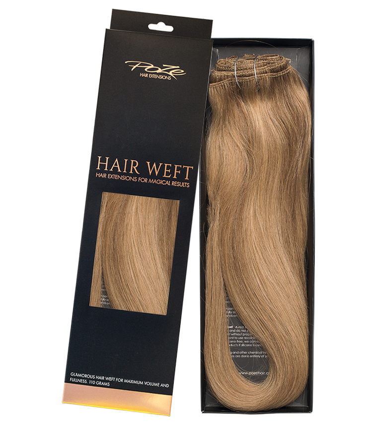 Poze Standard Hairweft - 110g Brown Ashblonde Mix 10B/8B - 50cm