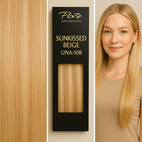 Poze Standard Tape On Extensions - 50g Sunkissed Beige 12NA/10B - 30cm